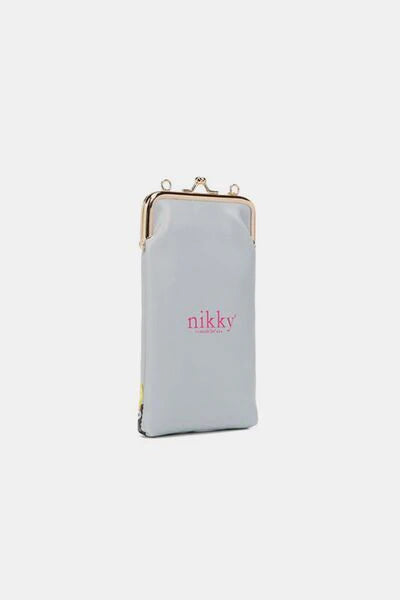 Nicole Lee USA Printed Kisslock Phone and Sunglass Purse